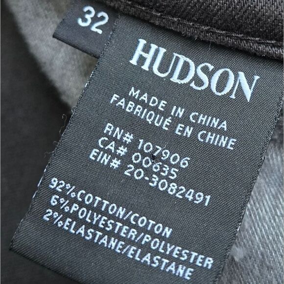 Hudson Colby Ankle Moto Skinny Cargo black stretch size 32 - Picture 5 of 11
